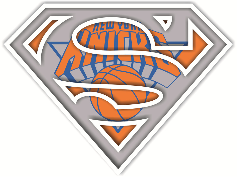 New York Knicks superman iron on heat transfer